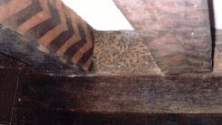 Photo of decorated beams